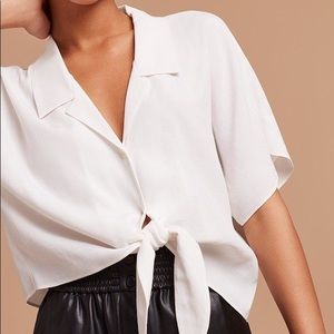 Wilfred Free tie front blouse